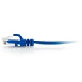thumbnail image 3 of C2G Cat5e Câble Patch Réseau Sans Armatures (UTP) Slim - Câble Patch - RJ-45 (m) à RJ-45 (m) - 2 Pieds - UTP - CAT 5e - Moulé, Sans Accroc - Bleu, 3 of 3