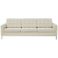 thumbnail image 4 of Modern Contemporary Urban Design Living Room Lounge Club Lobby Sofa, Fabric, Beige, 4 of 4