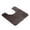 C, variant on U-Shaped Anti-Slip Toilet Mat & Bathroom Rug Set - Thickened Absorbent Waterproof Floor Mats for Home