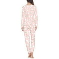 thumbnail image 3 of FOR U DESIGNS Easter Rabbit Pajamas for Women Set Pants Long Sleeve Crew Neck Tops for Women Set of 2 Size 6XL Ladies Sleepwear Comfortable Nightwear Jogger Fall, 3 of 6