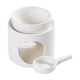 thumbnail image 3 of simhoa Essential Oil Burner Tea Light Holder Decorative Easy to Use Desktop for Bedroom Black, 3 of 8
