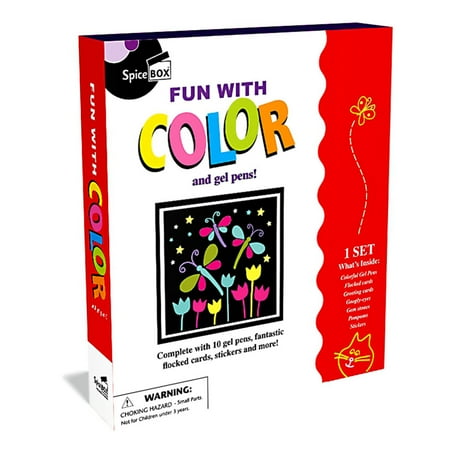 SpiceBox Fun With Color & Gel Pens Craft Kit