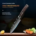 thumbnail image 6 of Stainless Steel Chef's Knife,Knife to Frozen Food,Nutriblade Knives for Preparing Fruit, Vegetables,Bread, 6 of 9