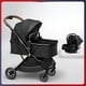 thumbnail image 2 of 3 in 1 Two-way lightweight folding four-wheeled Baby Stroller Luxury Can Sit Can Lie Baby carriage Shock absorption Baby Cart ShopWise Round, 2 of 18