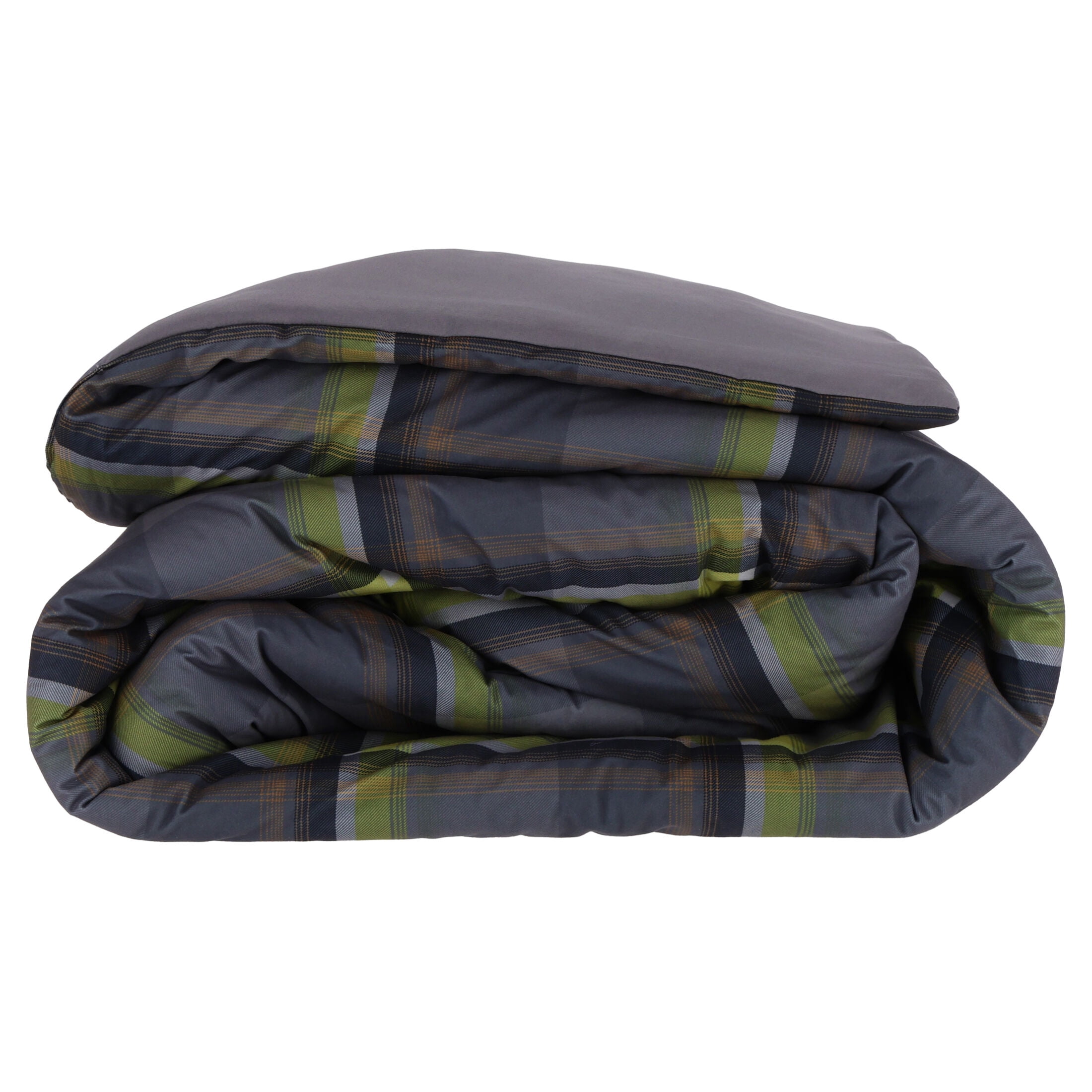 Mainstays Western Plaid 3-Piece Green Comforter Set, King