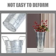 thumbnail image 2 of Eease 4pcs Vintage Flower Container Rustic Iron Art Flower Pot Iron Flower Buckets, 2 of 6