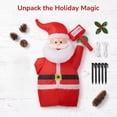 thumbnail image 6 of 6 FT Christmas Inflatable Santa Claus Outdoor Decorations with LEDs,Christmas Tree Blow Up Santa for Yard Decorations Inflatables for Holiday Decor, 6 of 11