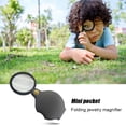 thumbnail image 2 of Pocket Folding Jewelry Magnifier Magnifying Glass HD Eye Glass Loupe, 2 of 8