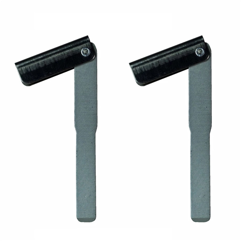 AKS KEYS Emergency Prox Key Blade Blank Insert Replacement For Jaguar Land Rover (2 Pack)