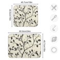 thumbnail image 5 of Yayeee Dish Drying Mat for Kitchen Counter Ultra Absorbent Easy Clean Pad 18x16", Leaves Pattern, 5 of 7