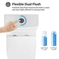 thumbnail image 2 of Bothwa Home One Piece Elongated Dual Flush Toilet, 2 of 13