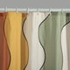 thumbnail image 2 of Cortina de baño Advancent impermeable de poliéster de secado rápido abstracta 150x180cm, 2 of 6
