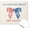 american flag bow, variant on American Flag Book Mouse Pad, Vintage Patriotic Library Aesthetic Small Mousepad for Teacher Women, Non-Slip Rubber Base Desk Decor for Office Home, 9.5x7.9 Inch