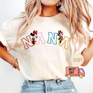 Nana Mouse Shirt, Grandma Mouse Shirt, Disney Family Shirt, Women's Disney Shirt, Disney Grandma Shirt, Disneyworld Shirt