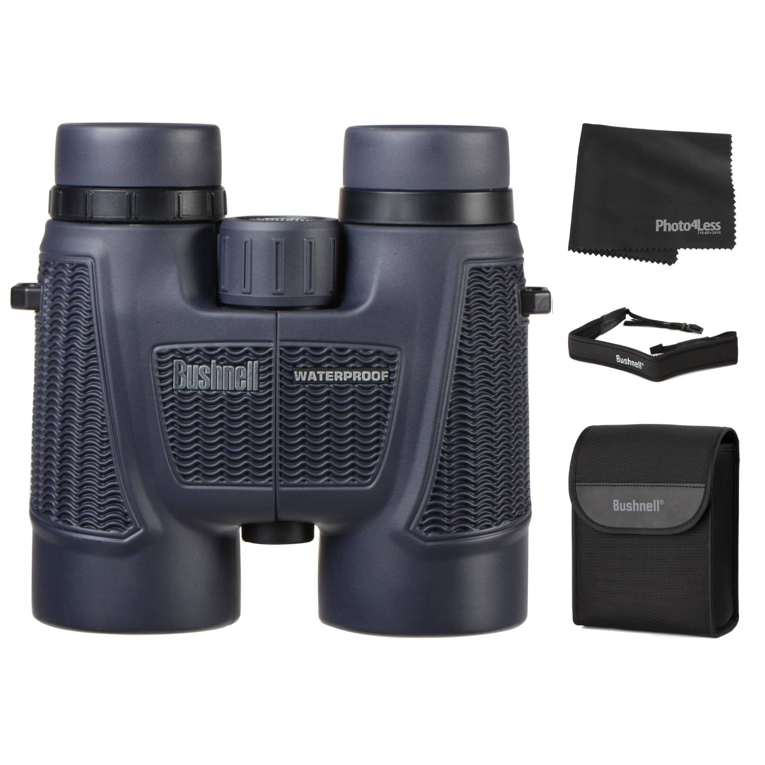 Bushnell H2O 10x42 Roof Prism BAK4 Waterproof Binoculars; Includes