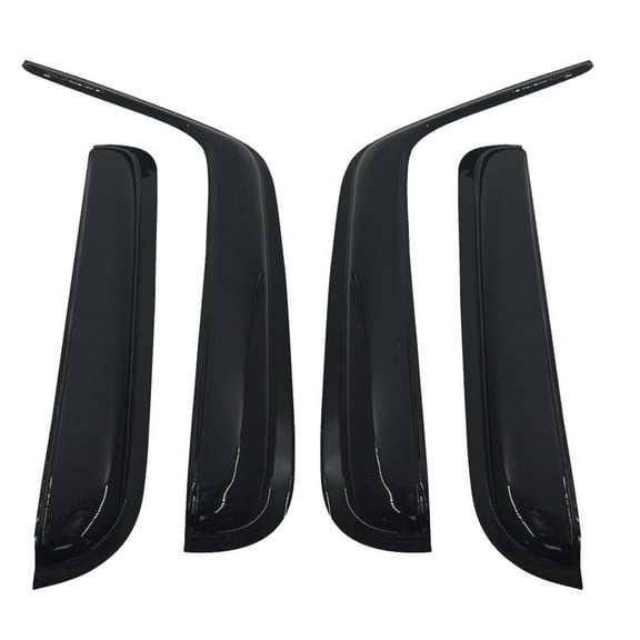 Genrics Window Visors Sun Rain Guards - Window Deflectors for Car 4-Pack Vent Shade Deflector Replacement for Wrangler 2007-2017, for Wrangler JK 2018