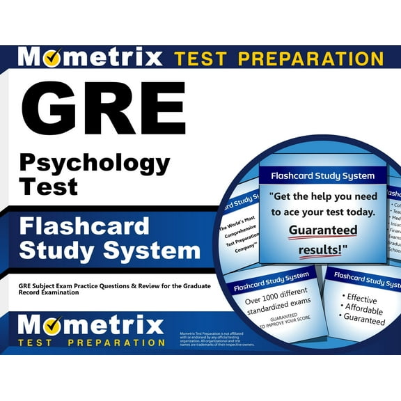 GRE Psychology Test Flashcard Study System: GRE Subject Exam Practice Questions & Review for the Graduate Record Examination