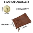 thumbnail image 2 of Juego de monedas de metal Byhoo 50 piezas con bolsa de piel sintética para juegos de mesa, 2 of 7