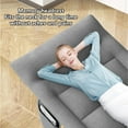 thumbnail image 3 of Portable Folding Camping Cot, Comfortable 3D Memory Pillow Portable Folding Camping Bed Multifunctional Durable  for Outdoor Pool, 3 of 8