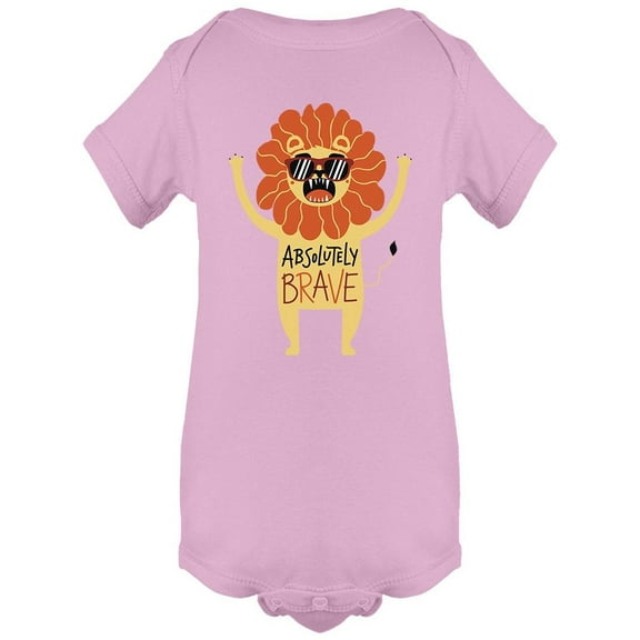 Absolutely Brave Slogan Bodysuit Infant -Image by Shutterstock, 6 Months