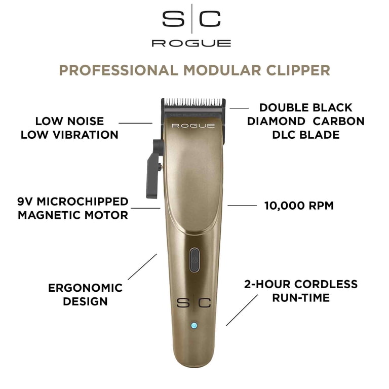 Tondeuse Stylecraft Pro Magnetic Mythique - Tondeuse Barbe/coupe, 3 Coques, Batterie, Imperméable - Neuf Sous Boîte