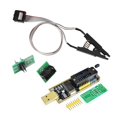 thumbnail image 1 of Aceirmc Soic8 Sop8 Flash Chip Ic Clips De Prueba Socket Adpter Programador Bios + Ch341A 24 25 Series Eeprom Flash Bios Módulo Programador Usb (Doble Clip+Usb), 1 of 5