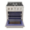 thumbnail image 4 of Professional 30-in Propane Gas Range in Stainless Steel with True Simmer Burners, 4 of 15