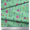 thumbnail image 3 of Soimoi Rayon Fabric Cartoon Machine & Gear Parts Hardware Decor Fabric Printed Yard 56 Inch Wide, 3 of 3