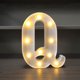 thumbnail image 3 of Fasiaou LED Marquee Letter Lights Sign, Light Up Alphabet Letter for Home Party Wedding Decoration Q, 3 of 6