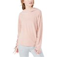thumbnail image 2 of Sudadera con capucha de terciopelo Material Girl rosa XS, 2 of 2