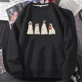 thumbnail image 3 of Sudadera con capucha de Halloween para mujer, ropa de calle con cuello redondo, Jersey informal, Retro, fantasma, temporada escalofriante, 3 of 3