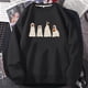 thumbnail image 3 of Sudadera con capucha de Halloween para mujer, ropa de calle con cuello redondo, Jersey informal, Retro, fantasma, temporada escalofriante, 3 of 4