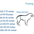 thumbnail image 5 of Teamoy Reusable Wrap Diapers for Male Dogs, Washable Puppy Belly Band Pack of 3 (L2, 20"-24" Waist, Black+ Gray+ Lake Blue), 5 of 9