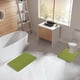 thumbnail image 5 of Alfombras de baño, alfombras para sala de estar, alfombra de área, juego de alfombras de baño de espuma, alfombras de baño prácticas para 2 piezas, alfombrillas de inodoro suaves, cómodas, con absorci, 5 of 7