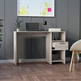 thumbnail image 2 of Gray Desk with Storage Features / Create a Functional Office Space, 2 of 5