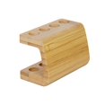thumbnail image 4 of Electric Toothbrush Heads Holder Wood Organization Stand Rack Counter Organizer 4 holes, 4 of 9
