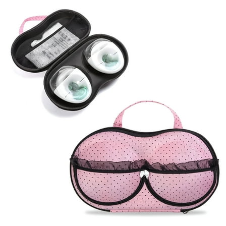 XIRQI Wearable Breast Pump Bag for Breastfeeding Working Moms, Case for Wireless Pumps - Mini Breastpump Bag Pouch, Hands Free Breast Pump Storage Bag