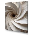 thumbnail image 2 of Designart "Pure White Pottery Spirals" Abstract Spirals Canvas Art Print, 2 of 7