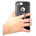 thumbnail image 6 of NAKEDCELLPHONE'S BLACK RUGGED GRIP CASE COVER + BELT CLIP HOLSTER STAND FOR APPLE iPHONE 7/8 PLUS (5.5"), 6 of 9