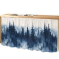 thumbnail image 2 of Navy Blue Ombre Forest Cabinet Curtains for Shelves, Watercolor Abstract Art Tree Privacy Curtain for Closet Self Adhesive, Dust-Proof Drapes for Closet Storage Room Classroom Doorway, 32"W x 55"L, 2 of 9