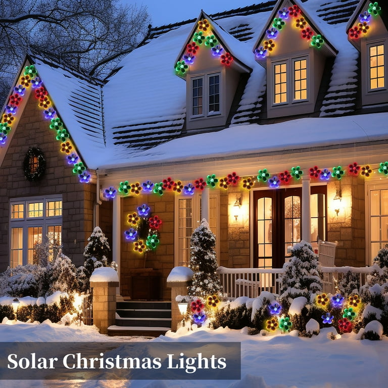 Qedertek Solar Halloween Christmas Lights Fairy String Light Indoor Outdoor for Patio Lawn Garden Backyard(200 LED Multi-color) Qedertek Solar Halloween Christmas Lights Fairy String Light Indoor Outdoor for Patio Lawn Garden Backyard(200 LED Multi-color)