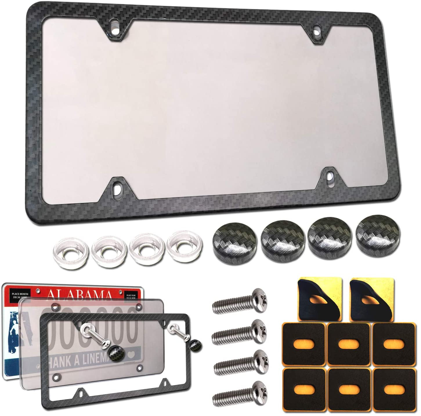 GND Personalized License Plate Frame Realtor I Sell Houses Metal License Plate Frame Durable One-Piece Frame Includes Stainless Steel Screws License Plate Frame Universal Sizing to Fit All US License 