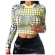 thumbnail image 1 of Camisas Para Mujer Suelta Casual de Manga Larga Con Cuello en V Blusa Casual Camiseta Túnica Tops Odeerbi  ODB130021, 1 of 9