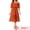 Burnt Orange, variant on Women's Off Shoulder Flutter Sleeve Maxi Dress M Mint Green