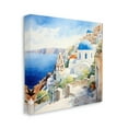 thumbnail image 4 of Stupell Industries Santorini City Landscape Travel & Places Painting Gallery Wrapped Canvas Art Print Wall Art, 36 x 36, 4 of 8