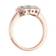 thumbnail image 2 of 1/2 Carat 3-Stones Diamond Engagement Ring in 10K Rose Gold (Ring Size 9.5), 2 of 4