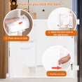 thumbnail image 4 of Puertas retráctiles para mascotas para escaleras, puerta retráctil para bebés Puertas de seguridad para bebés y niños Puerta retráctil para bebés Diseño fácil de usar, 4 of 8