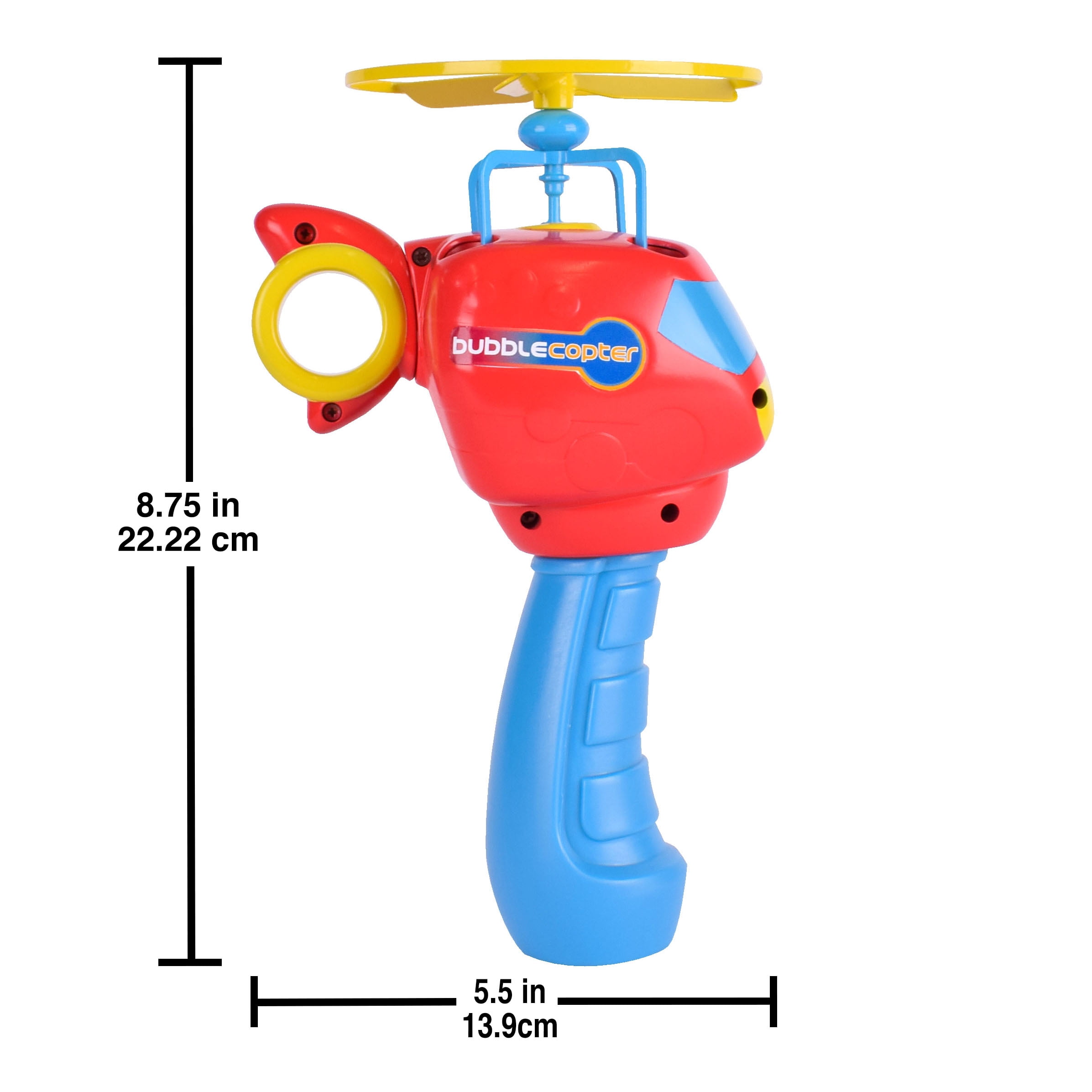 Play Day Bubble Copter, Launch Bubbles Into the Sky, Includes 4oz Bubble Solution