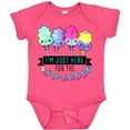 thumbnail image 3 of Inktastic I'm Just Here for the Sweets with Spun Sugar Candy Boys or Girls Baby Bodysuit, 3 of 5