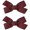 Red, variant on Adorable 2 count White Hair Bow Clips for -Girls - Boutique Barrettes for and with Fully Lined Clips(Red)